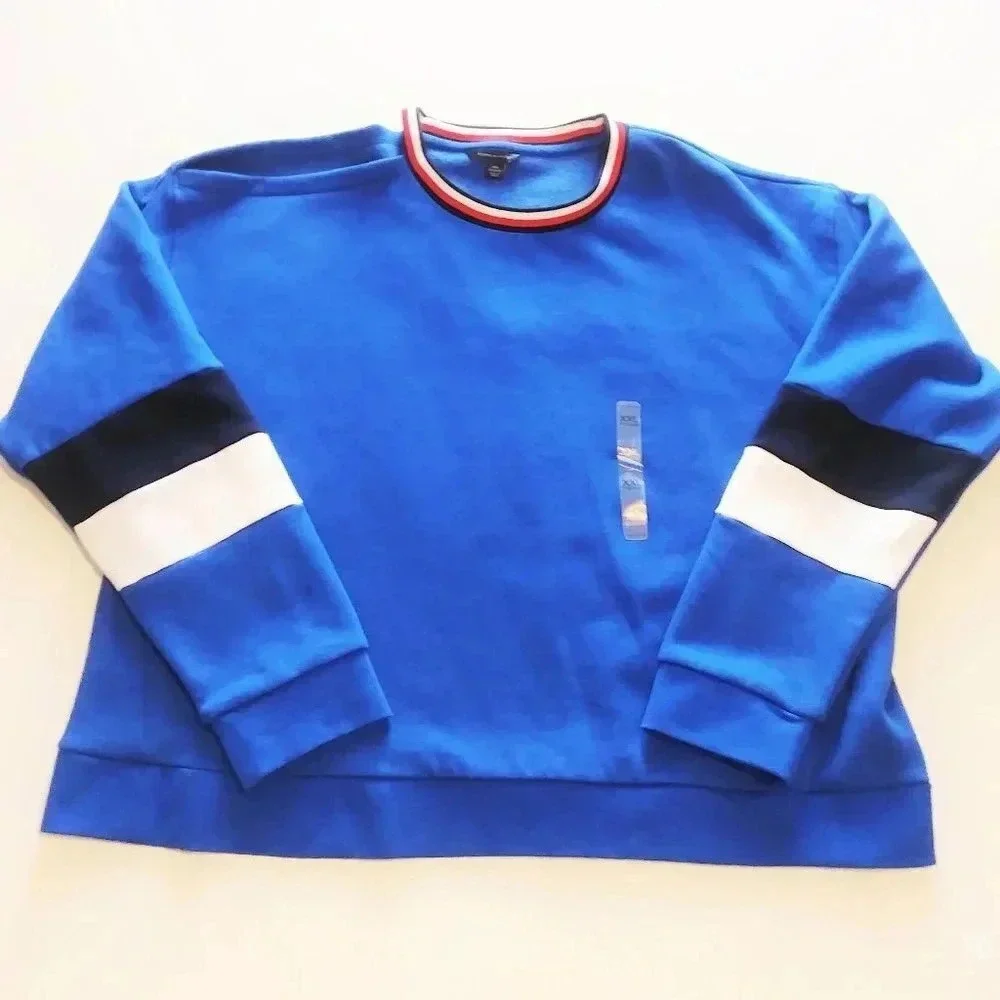 Tommy Hilfiger One Shoulder Sweatshirt XXL‎ NWT